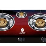 Nunix 3 Burner Table Glass Top Gas Cooker