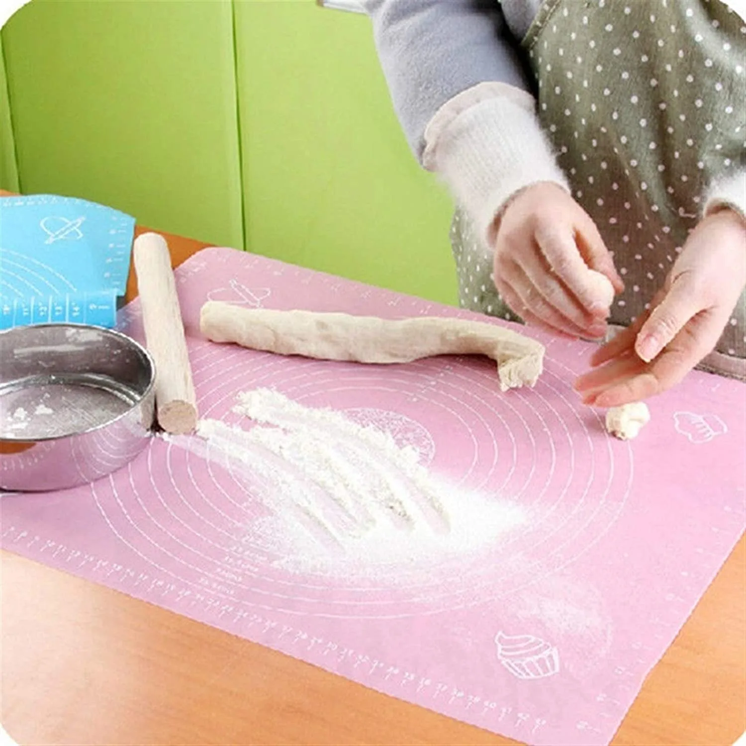 Baking-Mat-Rolling-Dough-Liner-Pad-8.jpg Baking Mat Rolling Dough Liner Pad - Image 1