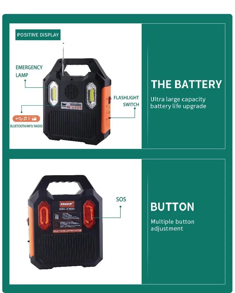 Multipurpose Solar Kit with Radio - Palmolive Electronics