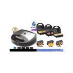 Nunix 4in1 Non Stick Sandwich Maker- Bread Toaster Waffle Doughnut