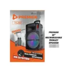 Premier 15 Inch Rechargeable Trolley Church Speaker PA