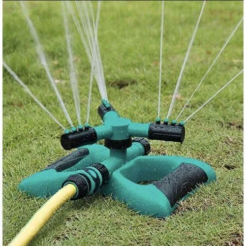 1-2024-02-27T113746.995.jpg 3 Arm 360⁰ Auto-Rotating Water Sprinkler Garden - Image 1