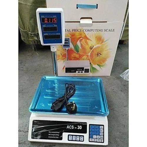 1-2024-04-18T123917.456.jpg ACS Commercial 30kg Electronic Price Computing Digital Weighing Scale - Image 1